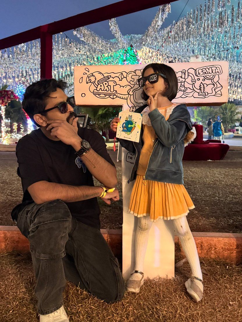 Doodle workshop at a celebration